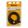 Televes HDMI 2.0 laidas 5m 4K UHD 18 Gbps, auksu padengtas