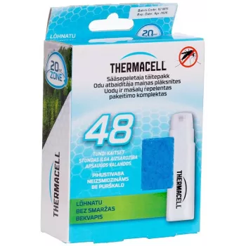 Thermacell Mosquito Destroyer Filler 48H Refill Kit (12 Mats + 4 Cartridges)