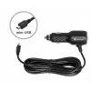 NAVITEL Mini-USB automobilinis įkroviklis cigarečių degiklio lizdui, 12V/24V, 2A, 10W, 1,2 m laidas, juodas