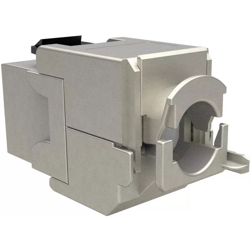Solarix Cat.6A STP RJ45 Keystone Jack Toolless SXKJ-10G-STP-RAL-SA