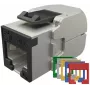 Solarix Cat.6A STP RJ45 Keystone Jack Toolless SXKJ-10G-STP-RAL-SA