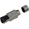 SOLARIX Pramoninis RJ45 Cat.6A STP Įrankiams nereikalaujantis Jungtis, 1 Vnt., Juoda/Sidabrinė
