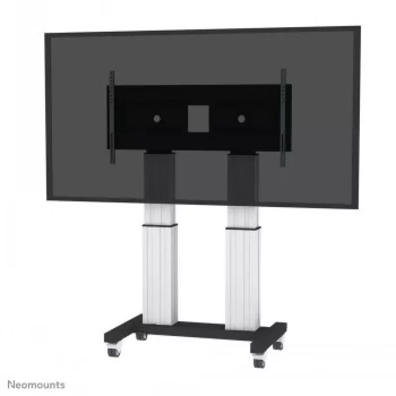 NEOMOUNTS NEWSTAR Motorizuotas mobilus grindų stovas 70-120 inch ekranams, VESA 300x200 iki 1200x600, sidabrinis