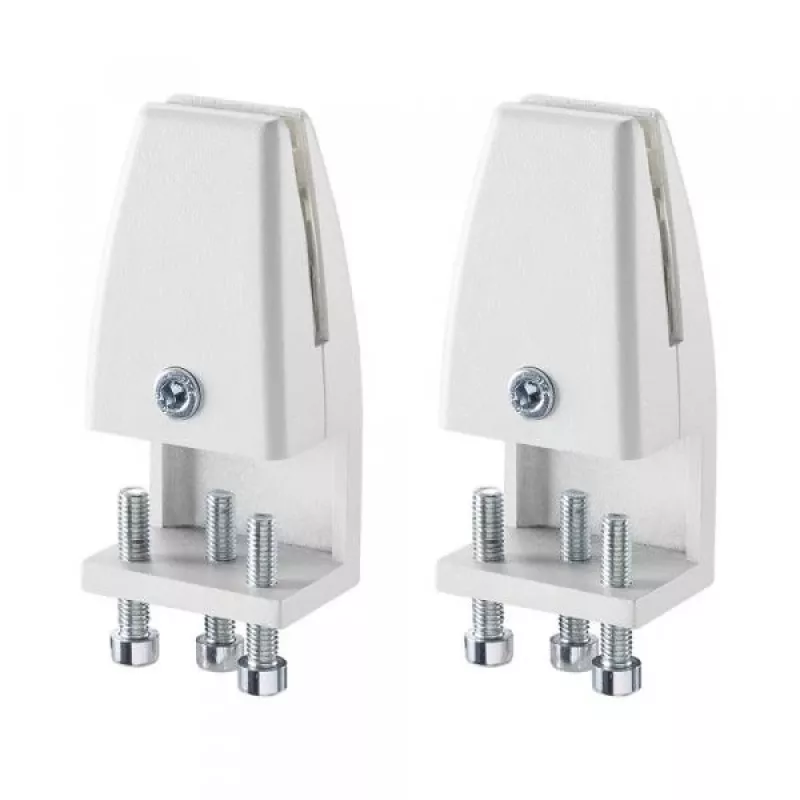 Neomounts stalinis spaustuvas NS-GLSPROTECT serijai - 8-25 mm stalo storis - 2 vnt. rinkinys, baltas