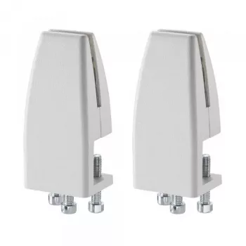 Neomounts stalinis spaustuvas NS-GLSPROTECT serijai - 8-25 mm stalo storis - 2 vnt. rinkinys, baltas