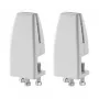 Neomounts stalinis spaustuvas NS-GLSPROTECT serijai - 8-25 mm stalo storis - 2 vnt. rinkinys, baltas