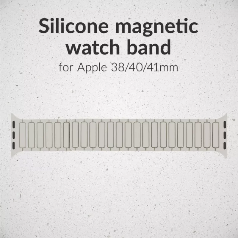 Mobilize Silicon Watch Band - Magnetic - for Apple 38/40/41mm - Starlight