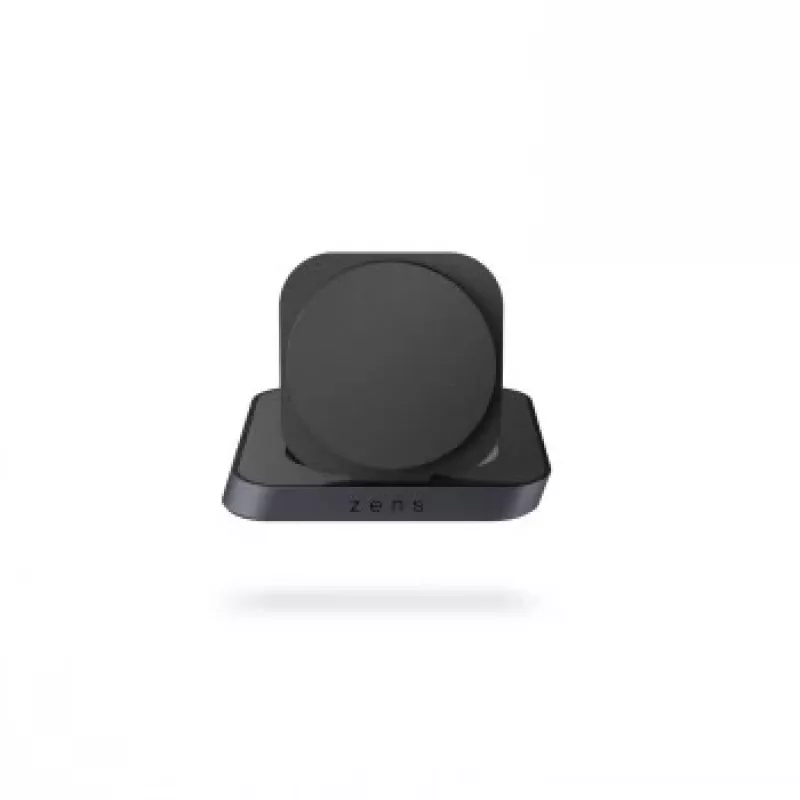 ZENS Magnetic Nightstand Charger - 20W belaidis įkrovimo stovas, skirtas iPhone ir AirPods (juodas)