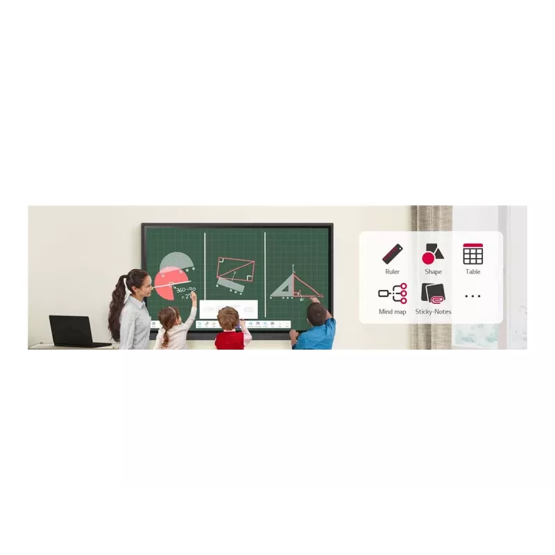 LG 86TR3DK-B 86 inch UHD 390NITS 16/7 Touch Android 13 (EDLA) Interactive Display