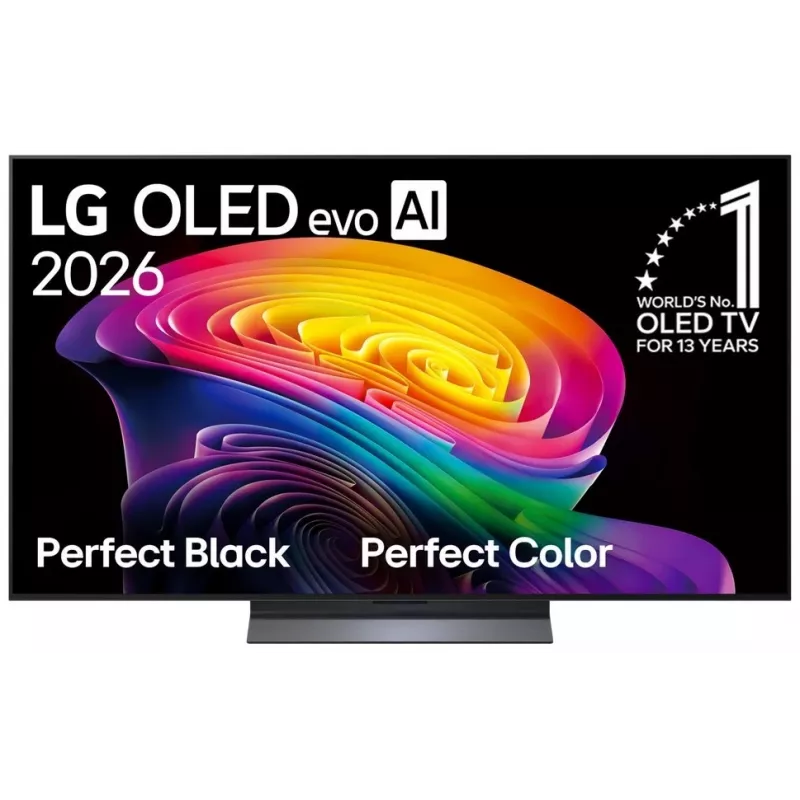 LG OLED55C61LA 4K OLED TV 55 colių lenktas išmanusis televizorius su webOS 3.0, HDR Pro, Harman/Kardon garsu, Magic Remote