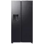 Samsung RS80F64KEFEO American Style Šaldytuvas-Šaldiklis, 615L, Total No Frost, Vandens ir Ledų Dozatorius su Vandentiekiu, Refined Steel