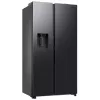Samsung RS80F64KEFEO American Style Šaldytuvas-Šaldiklis, 615L, Total No Frost, Vandens ir Ledų Dozatorius su Vandentiekiu, Refined Steel