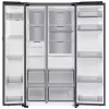 Samsung RS80F64KEFEO American Style Šaldytuvas-Šaldiklis, 615L, Total No Frost, Vandens ir Ledų Dozatorius su Vandentiekiu, Refined Steel