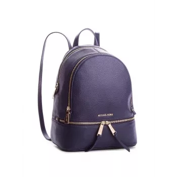 Michael Kors Rhea Kuprinė Navy Saffiano Oda Moterims 27x26x14 cm