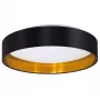 LED LENSER PLAFOND LED MASERLO 38cm lubinis šviestuvas juodas/auksinis 99539