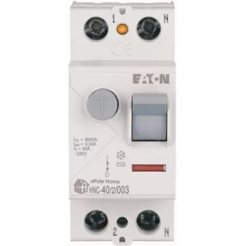 EATON xPole Home RCCB 40A 2P 30mA Type AC 6kA liekamosios srovės grandinės pertraukiklis