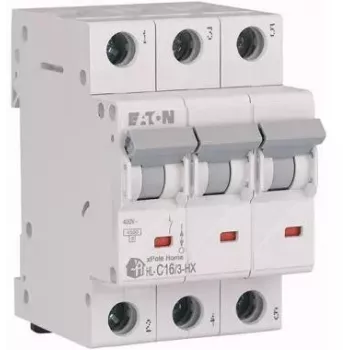 EATON HN-C16/3 Miniatiūrinis grandinės pertraukiklis 16A 3-polių 6kA C tipo