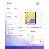 Apple iPad 10.9 11th Gen (2025) 128GB WiFi - Geltona