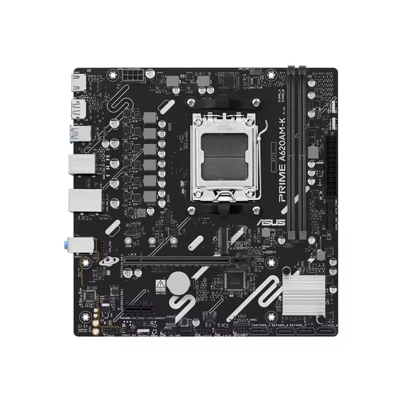 ASUS PRIME A620AM-K AMD AM5 A620 DDR5 Micro-ATX motininė plokštė
