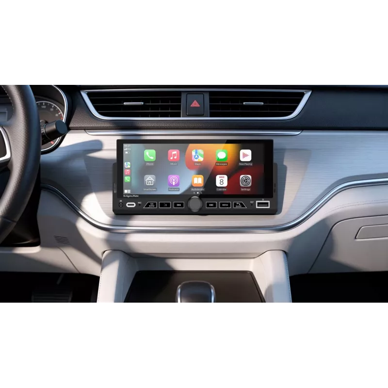 KRUGER & MATZ KM2017 1DIN automobilinis radijas su Apple CarPlay ir Android Auto