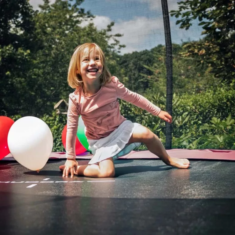 HUDORA 4Square Trampolinas 244x366 cm (Juoda/Raudona)