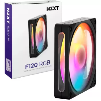 NZXT F120 RGB 120mm PWM ventiliatorius juodas