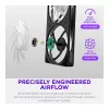 NZXT F140 RGB 140mm juodas ventiliatorius