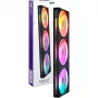 NZXT F420 RGB All-in-One skysčio aušintuvas, 420 mm radiatorius, 3x 140 mm ventiliatoriai, juodas