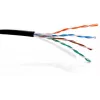 GETFORT PREMIUM Cat.5e U/UTP Outdoor UV-Resistant Solid Bulk Cable 500m Black