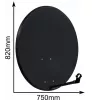 CORAB COR-800SAE-C 80 cm Offset palydovinė antena, antracitinė