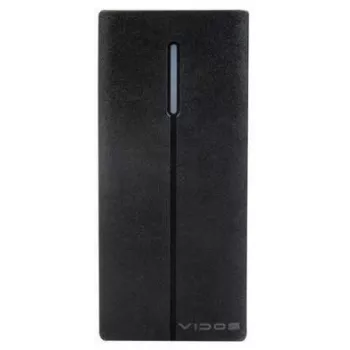 VIDOS ZS46 RFID Proximity Card Reader, 125 kHz, Wiegand, IP65, Black