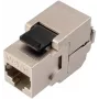 SOLARIX Cat.6 STP RJ45 Keystone modulis, beįrankis IDC, juodas