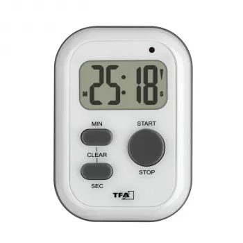 TFA Digital Timer White 38.2053.02