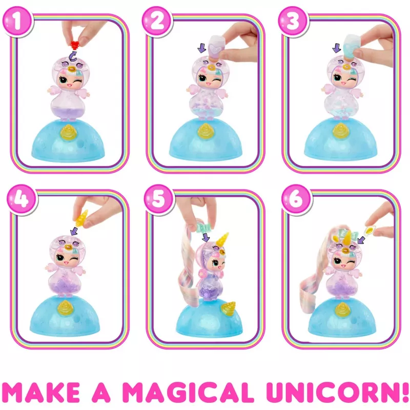 L.O.L. Surprise Unicorn Tots Make-Your-Own Unicorn Doll, 1 vnt.