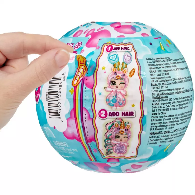 L.O.L. Surprise Unicorn Tots Make-Your-Own Unicorn Doll, 1 vnt.