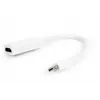 Gembird Mini DisplayPort į HDMI adapteris 4K 30Hz baltas A-MDPM-HDMIF-02-W