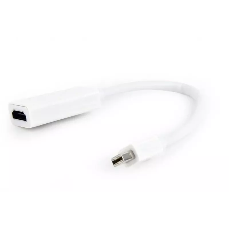 Gembird Mini DisplayPort į HDMI adapteris 4K 30Hz baltas A-MDPM-HDMIF-02-W