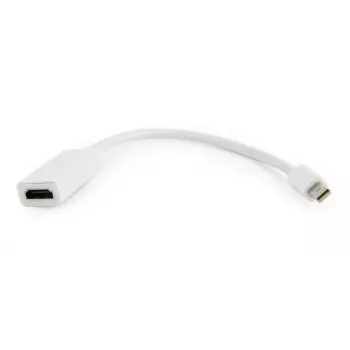 Gembird Mini DisplayPort į HDMI adapteris 4K 30Hz baltas A-MDPM-HDMIF-02-W