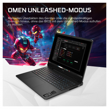 HP OMEN 16 žaidimų nešiojamasis kompiuteris, AMD Ryzen 7 8745HX, 16.1 inch FHD 144Hz, 16GB DDR5, 512GB SSD, RTX 5060, FreeDOS
