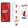 E.V.I. DISPLEX Real Glass ekrano apsauginis stiklas, skirtas Samsung Galaxy A27 5G (grūdintas stiklas, 9H, 0,33 mm, skaidrus)