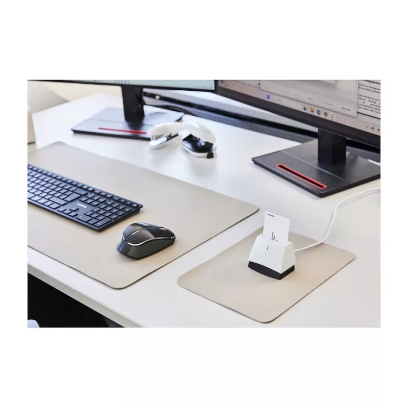 CHERRY ST-1150UB išmaniosios kortelės terminalas USB-A šviesiai pilka kontaktinė išmaniosios kortelės skaitytuvė