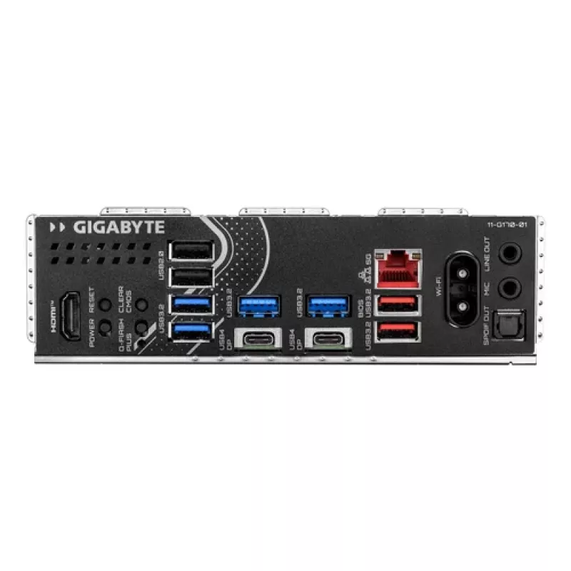 GIGABYTE X870E EAGLE WIFI7 AM5 ATX pagrindinė plokštė, 4x DDR5, HDMI, DP, 4x M.2, USB4, Wi-Fi 7, 5GbE