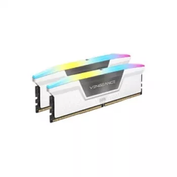 CORSAIR Vengeance RGB 32GB (2x16GB) DDR5 6000MHz CL38 baltas dviejų kanalų rinkinys