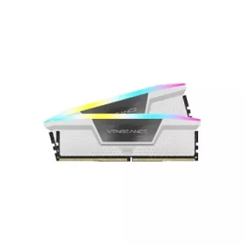 CORSAIR Vengeance RGB 32GB (2x16GB) DDR5 6000MHz CL38 baltas dviejų kanalų rinkinys