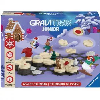 Ravensburger GraviTrax Junior Advento kalendorius - 24 dienos su rutuliukų takų staigmenomis