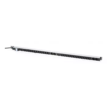 DIGITUS Basic IT PDU, vienfazis 32A, 24 x C13, 2 x C19, 4 x Schuko, 3 m laidas, IEC 60309 32A kištukas