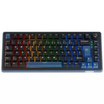 Ducky OK-M 75 mechaninė žaidimų klaviatūra, 75% išdėstymas, karštai keičiami KTT Tactile jungikliai, RGB apšvietimas, ISO, juoda