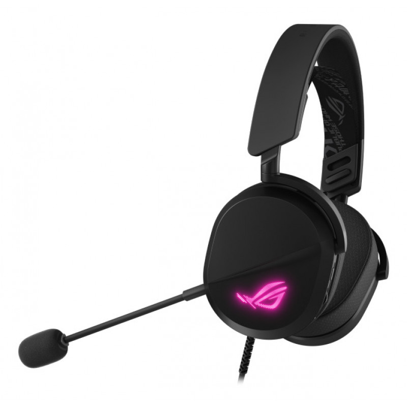 ASUS ROG Pelta Core laidinis žaidimų ausinių komplektas – 50mm Essence tvarkyklės, nuimamas mikrofonas, hibridinės ausų pagalvėlės, kelių platformų