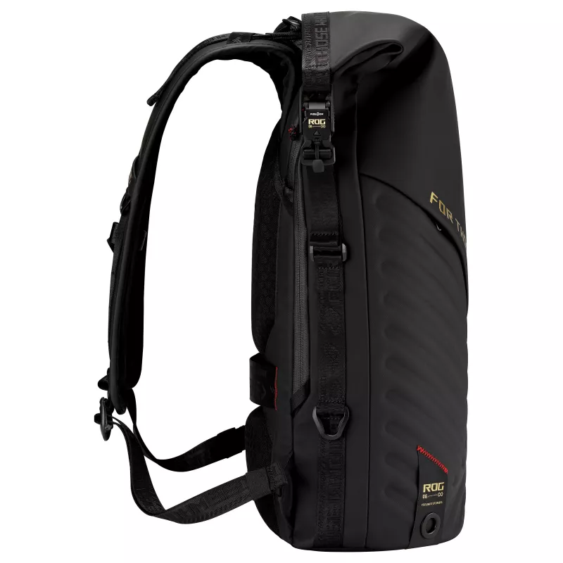 ASUS ROG Slash kuprinė BP3802 Edition 20 - 16L vandenį atstumianti Cordura nešiojamojo kompiuterio kuprinė iki 17,3 colio, juoda