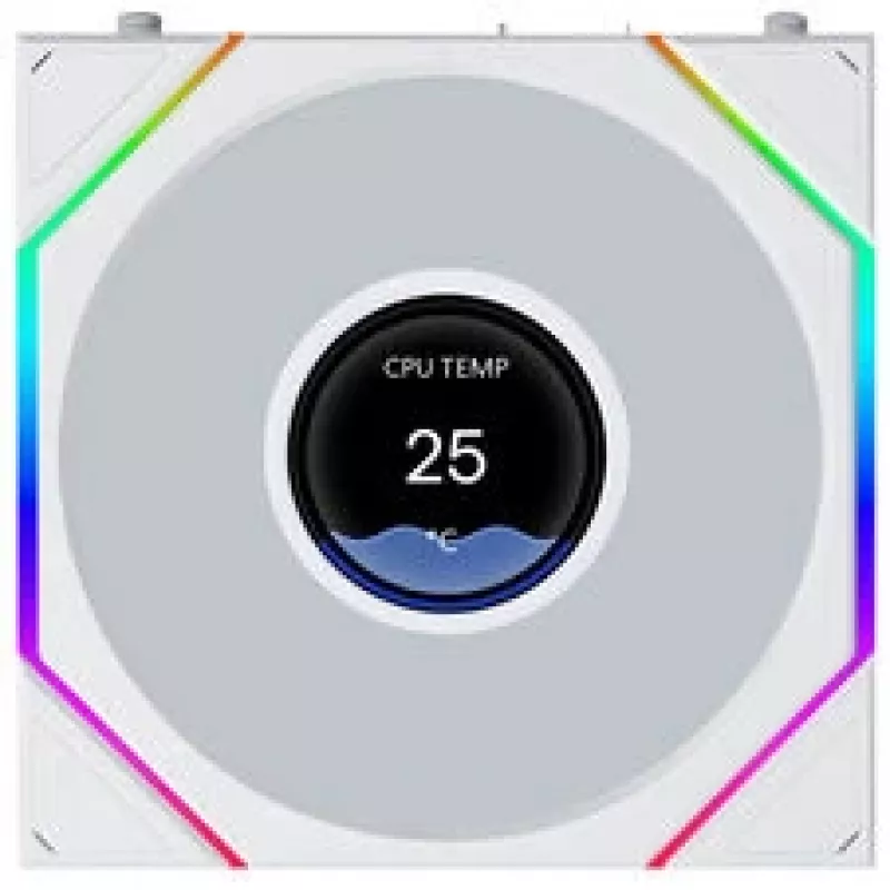 Lian Li UNI FAN TL LCD FLEX Wireless ARGB Reverse Blade 120mm ventiliatorius - baltas